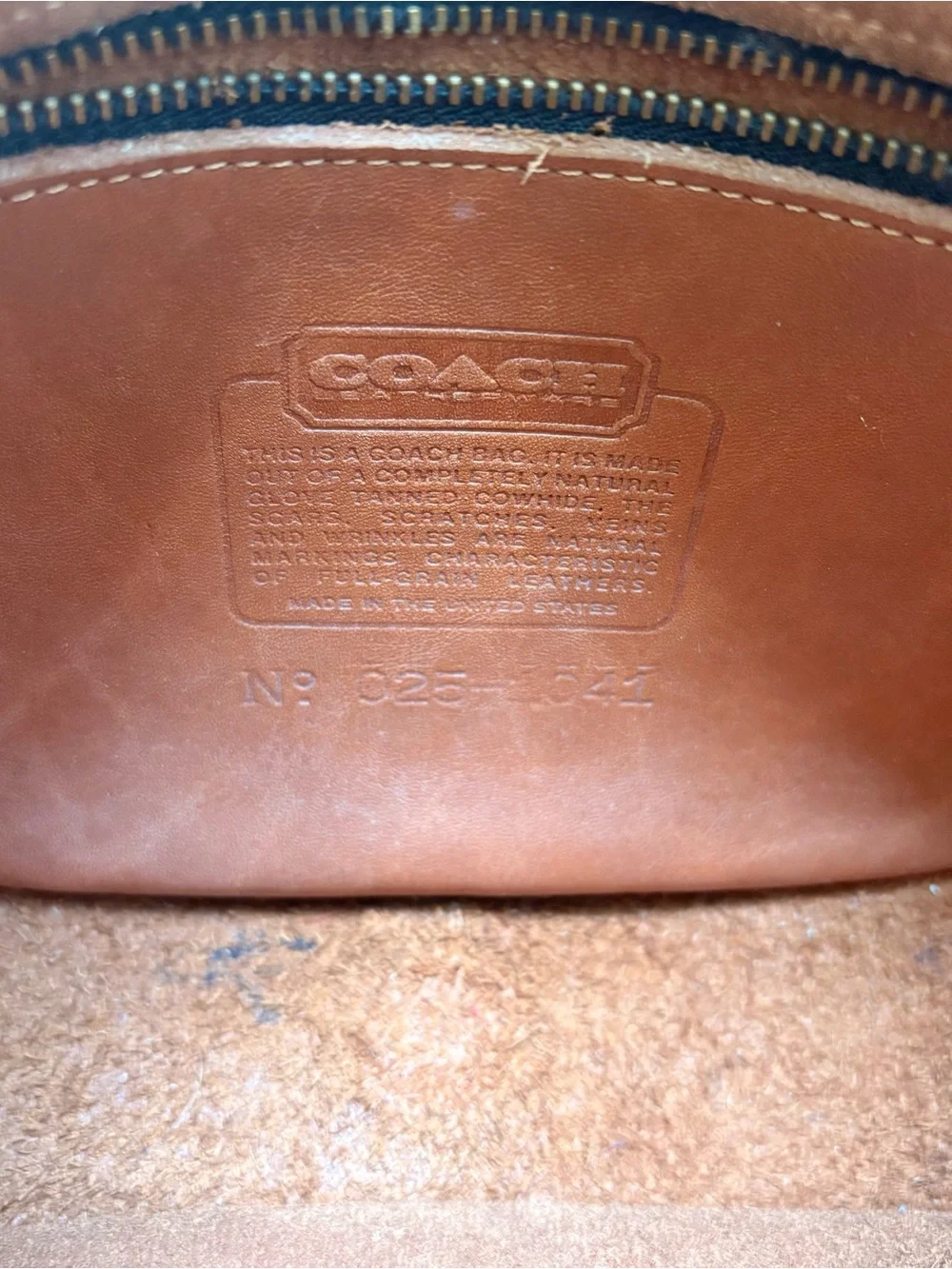 Vintage Coach Saddle Bag